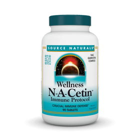 Source Naturals Wellness N-A-Cetin Protocole 90 comprimés vue de face