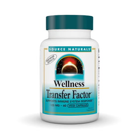Source Naturals Wellness Transfer Factor 125 mg 60 capsules front view