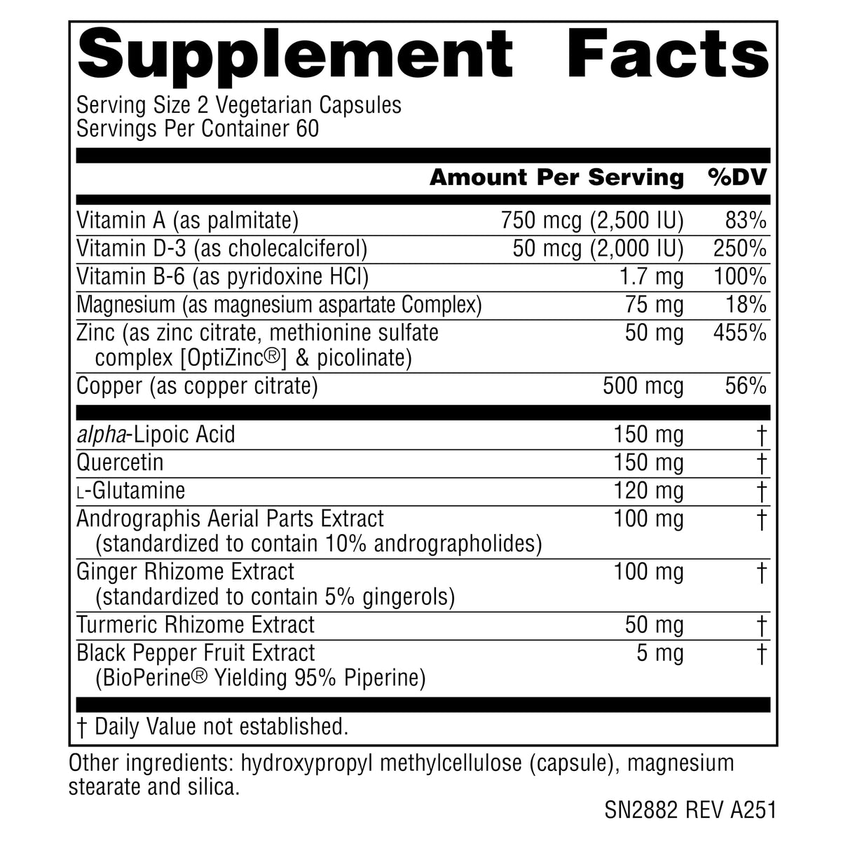 Source Naturals ZincMunity capsules dans un bol transparent