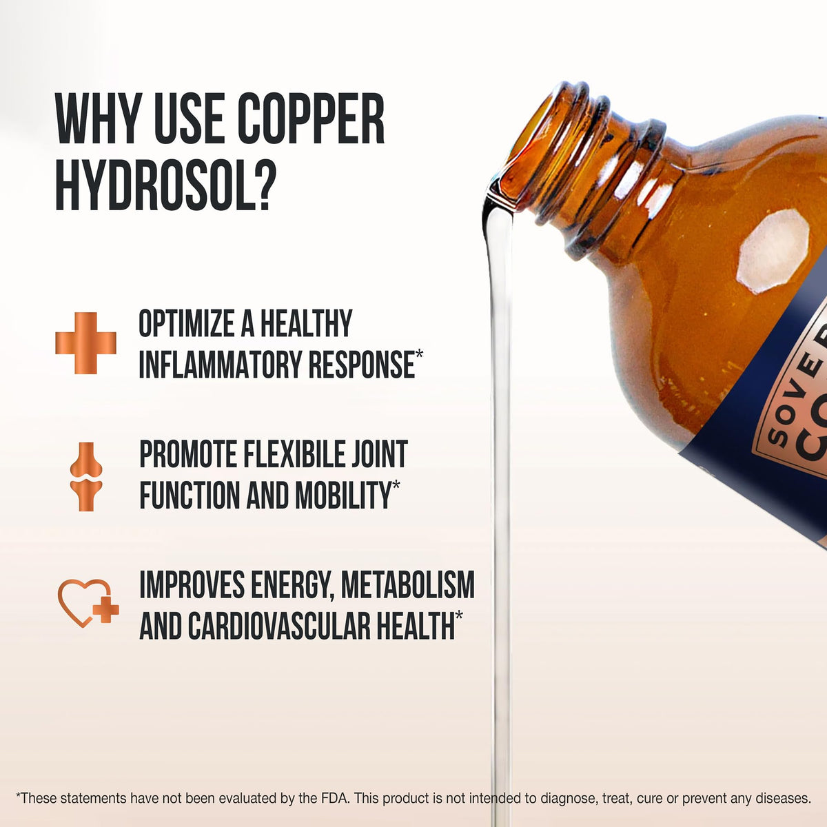 Sovereign Copper Hydrosol Bio-Actif 118 mL côté