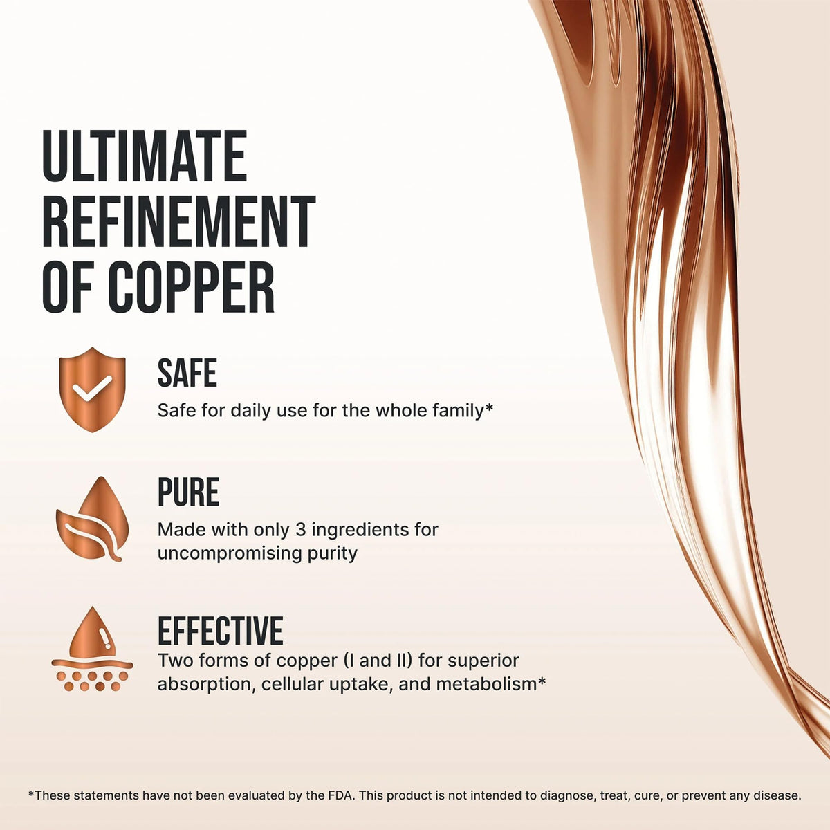 Sovereign Copper Hydrosol Bio-Actif sur une table