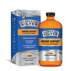 Sovereign Silver Colloidal Argent 946 mL flacon en verre ambré