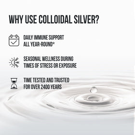 Sovereign Silver Colloidal Silver 473 mL près d'autres compléments