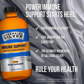 Sovereign Silver colloidal silver 473 mL with measuring cap