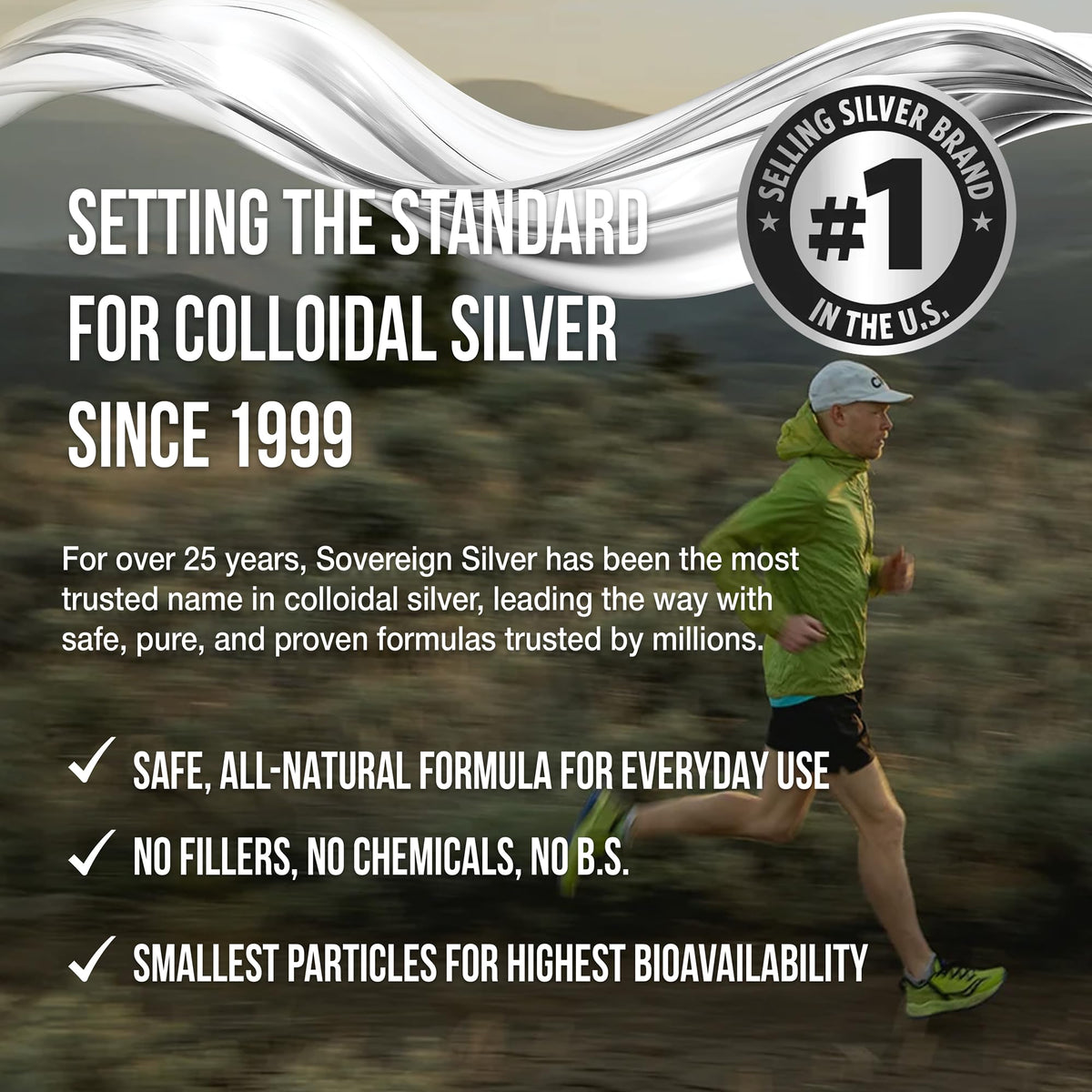 Sovereign Silver Colloidal Silver pour Animaux 118 mL - emballage