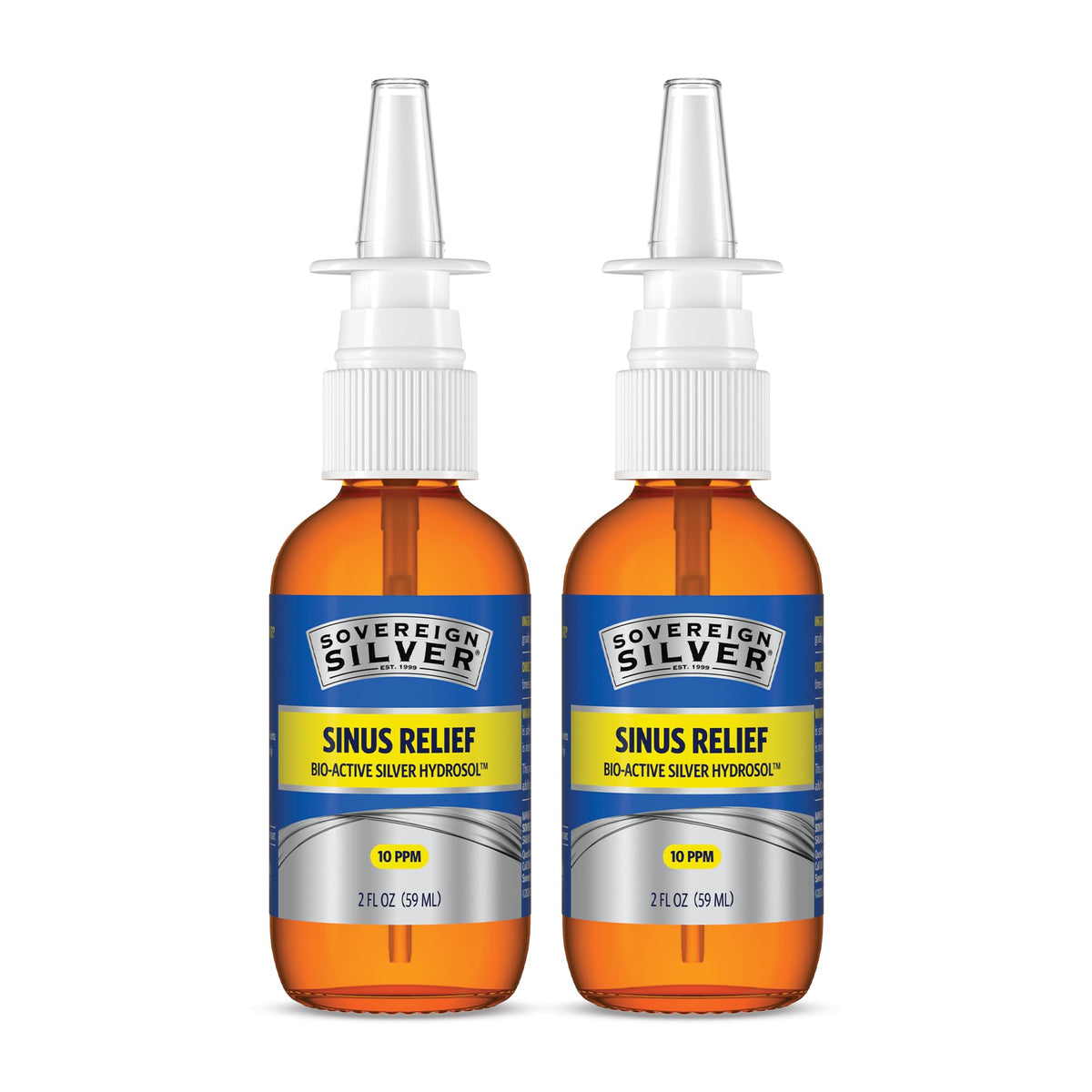 Sovereign Silver Spray Nasal de Soulagement des Sinus 59 mL, vue avant