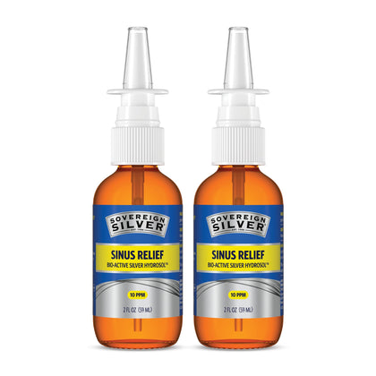 Sovereign Silver Spray Nasal de Soulagement des Sinus 59 mL, vue avant