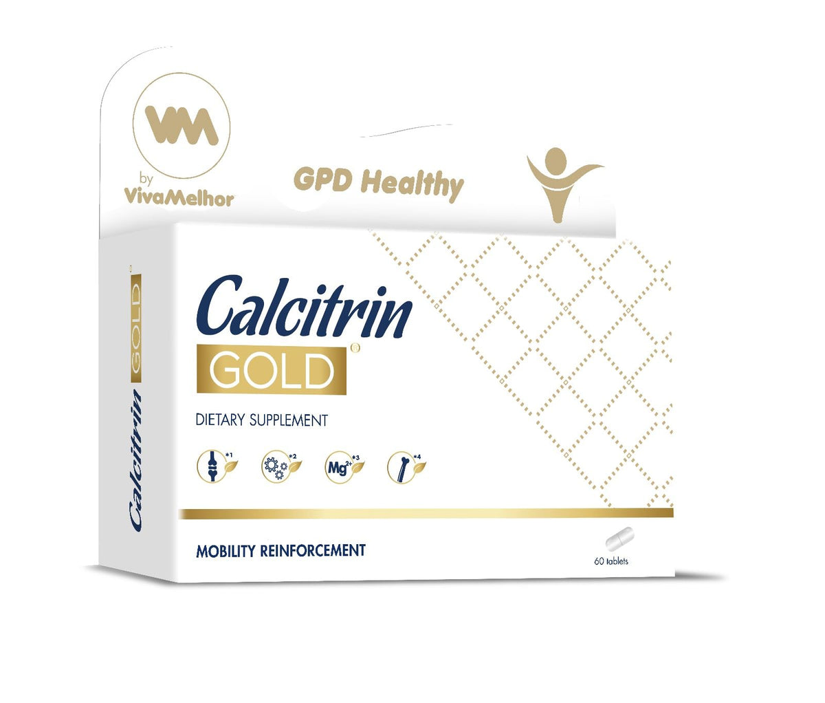 Soy Sano Calcitrin Gold 60 comprimés vue de face