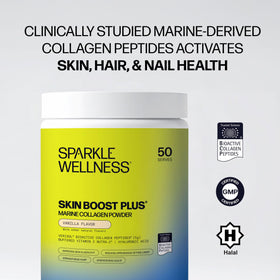 Sparkle Wellness Collagène Marin VERISOL 440g arrière vue