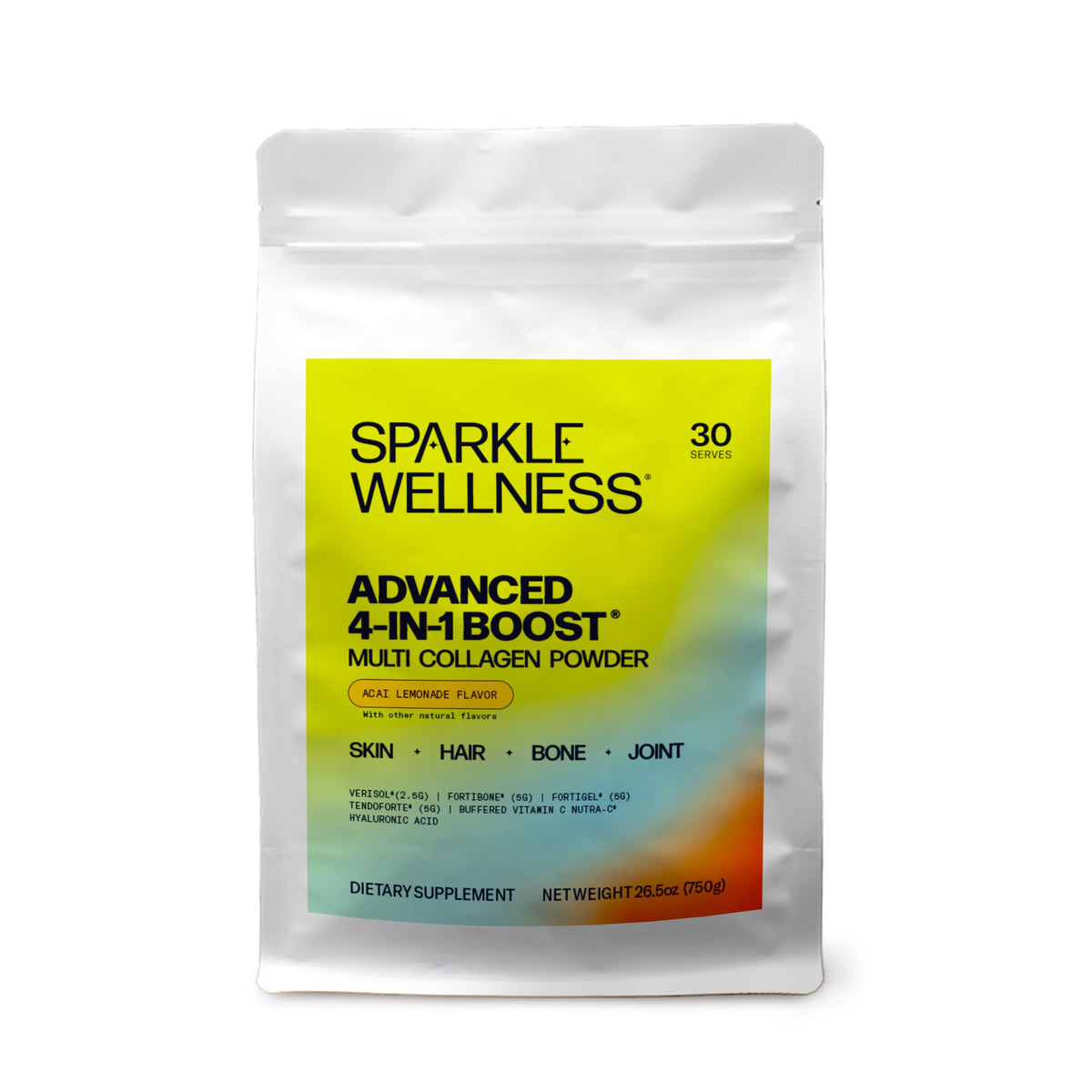 Sparkle Wellness Multi Collagène 912g sachet avant