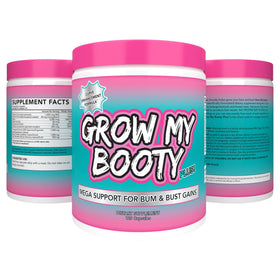 SPAZMATIC Grow My Booty Plus 150g avec d'autres compléments alimentaires
