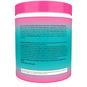 SPAZMATIC Grow My Booty Plus 150g format et dosage
