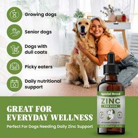 Special Breed Zinc pour Chiens - Dosage de 15 mg