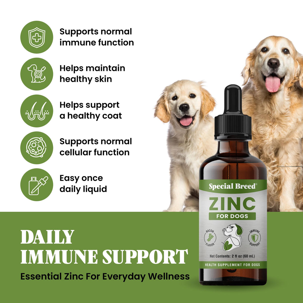 Special Breed Zinc pour Chiens - Pipette incluse