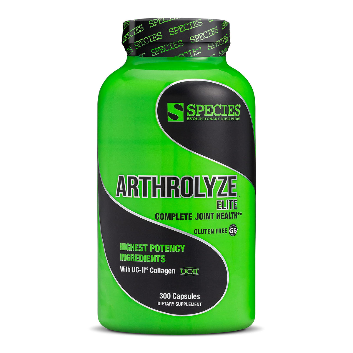Species Nutrition Arthrolyze Elite complément alimentaire 300 capsules vue avant