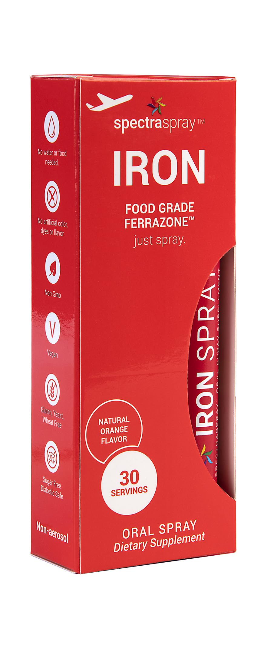 Spectraspray complément alimentaire fer vegan 30g avant