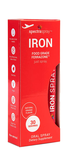 Spectraspray complément alimentaire fer vegan 30g avant