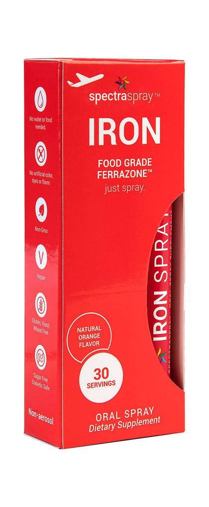 Spectraspray complément alimentaire fer vegan 30g avant