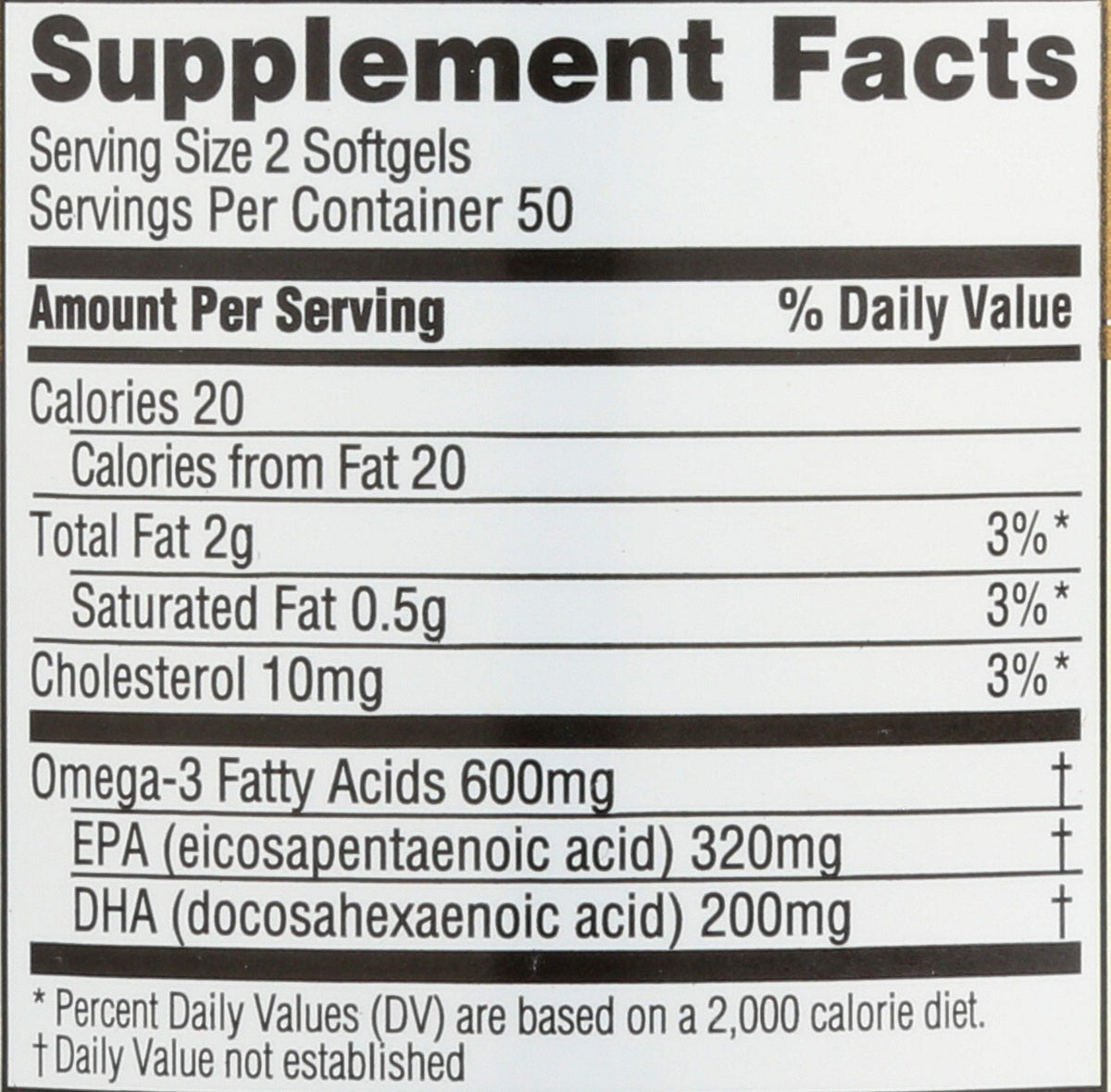 Spectrum Huile de Poisson 1000 mg gélules souples sur un fond blanc