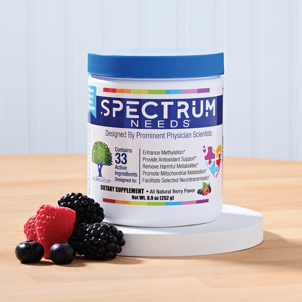 SpectrumNeeds® de Neuro Needs, contenu en poudre avec cuillère