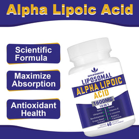 Spliferkou Acide Alpha Lipoïque sur fond blanc