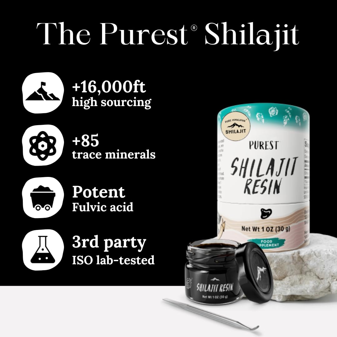 Spoon included with Pure Himalayan Shilajit 30g