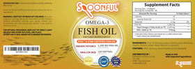Spoonful Huile de Poisson Omega 3 Mini capsules avec le flacon