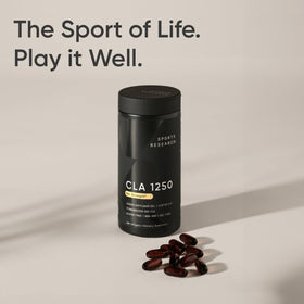 Sports Research CLA 1250mg gélules montrant le dosage