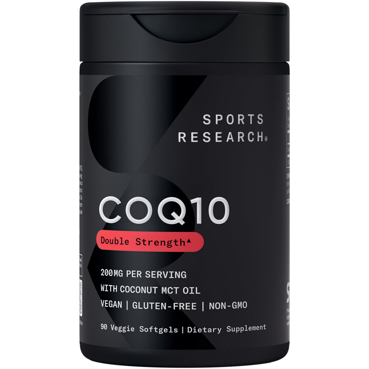 Sports Research CoQ10 200mg 90 Plantgels™ vue de face