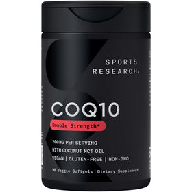 Sports Research CoQ10 200mg 90 Plantgels™ vue de face