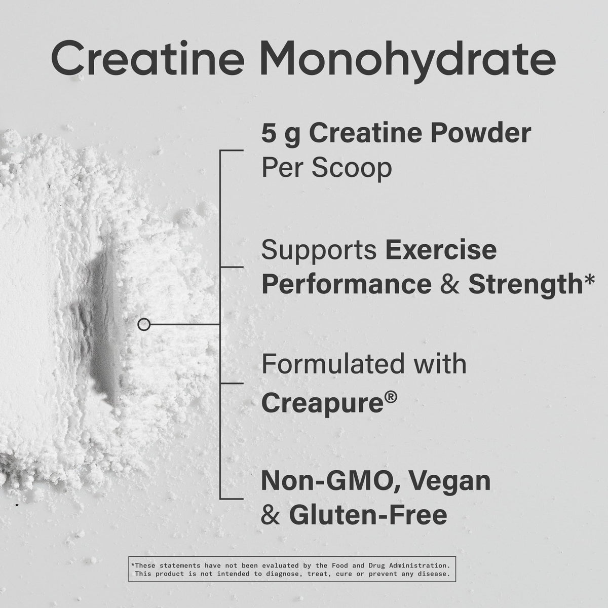 Sports Research Creatine Monohydrate 540g avec cuillère doseuse