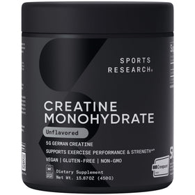 Sports Research Creatine Monohydrate 540g pot avant