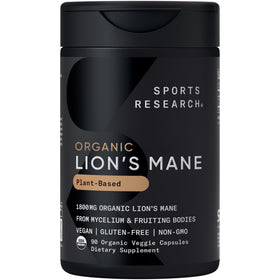 Sports Research Lion's Mane 1800mg gélules végétales vue de face