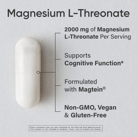 Sports Research Magnésium L-Thréonate 2000mg capsules végétales