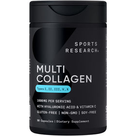 Sports Research Multi Collagène 90 capsules vue avant
