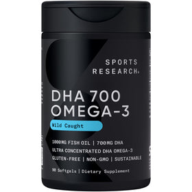 Sports Research Omega-3 DHA 700mg gélules molles avant