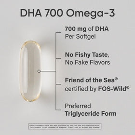 Sports Research Omega-3 DHA 700mg gélules molles côté