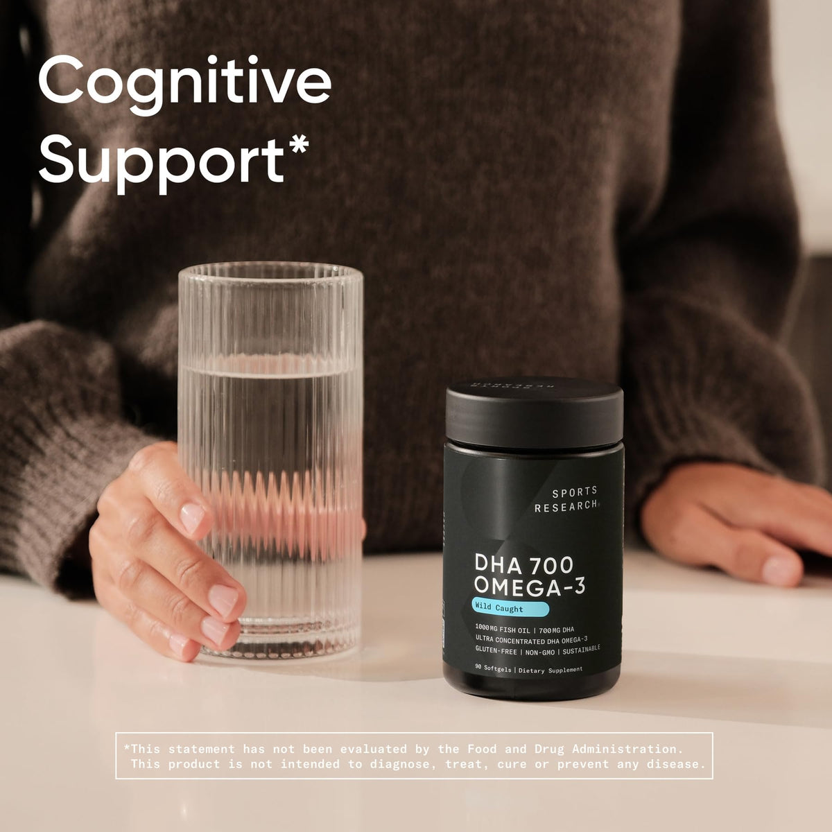 Sports Research Omega-3 DHA 700mg gélules molles en mode de vie actif