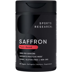 Sports Research Saffran 30mg gélules végétales vue de face