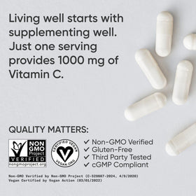 Sports Research Vitamine C 1000mg, présentation des capsules