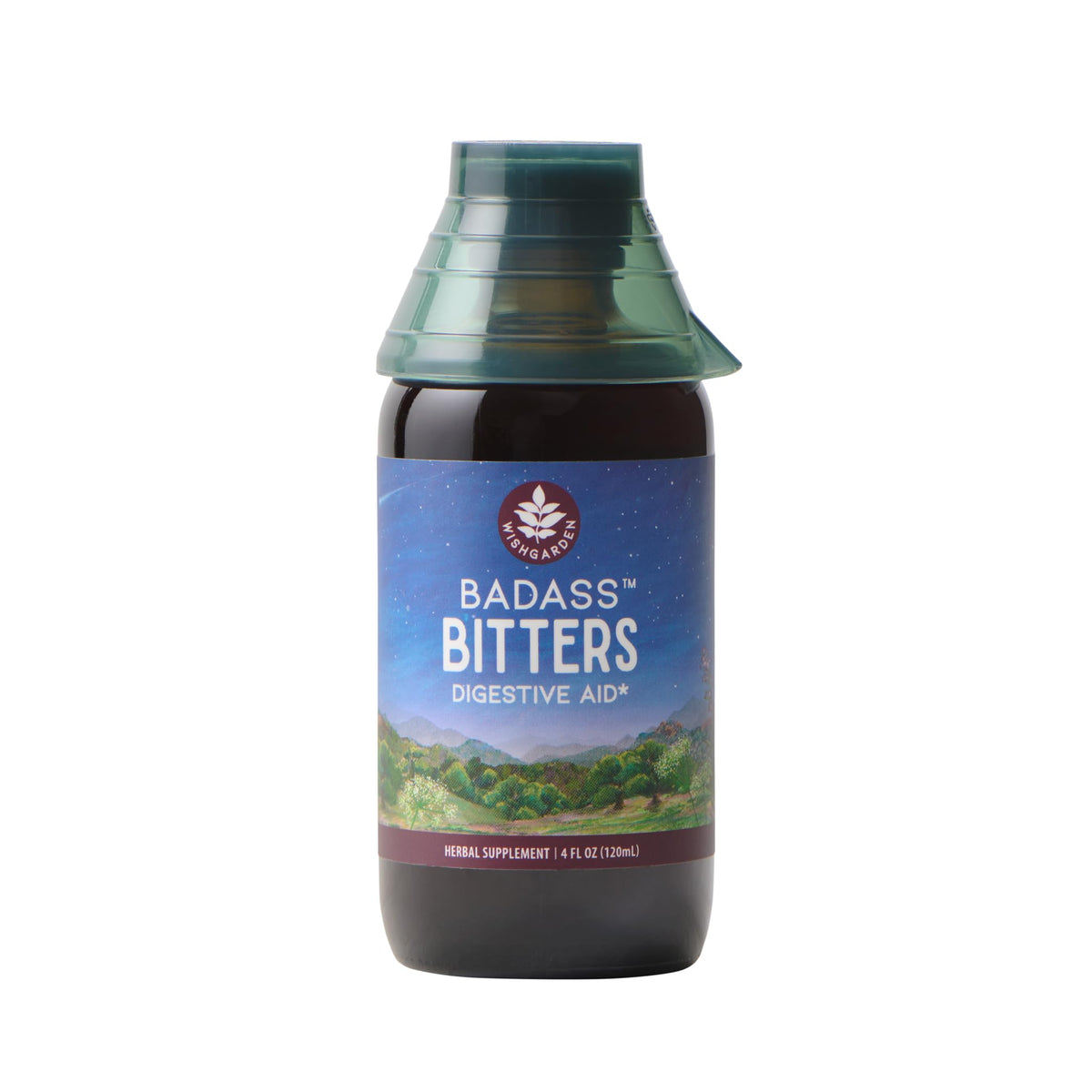 Spray Badass Bitters de WishGarden 4oz vue avant