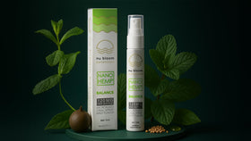 Spray Calm & Stress de Nu Bloom Botanicals 8mL sur une table