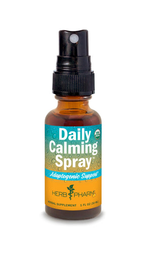 Spray calmant Herb Pharm 30ml vue de face avec étiquette