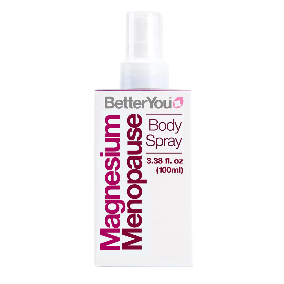 Spray corporel BetterYou Ménopause 100 ml avec bouchon