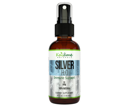 Spray d'argent colloïdal 10 PPM en bouteille en verre