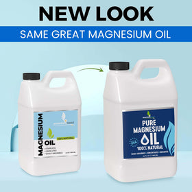 Spray d'huile de magnésium 1,89 L avec une vue rapprochée