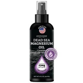 Spray d'huile de magnésium Aromasong 8 Oz vue avant