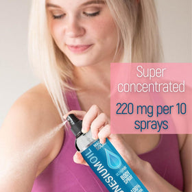 Spray d'Huile de Magnésium Magnum Solace sur fond neutre