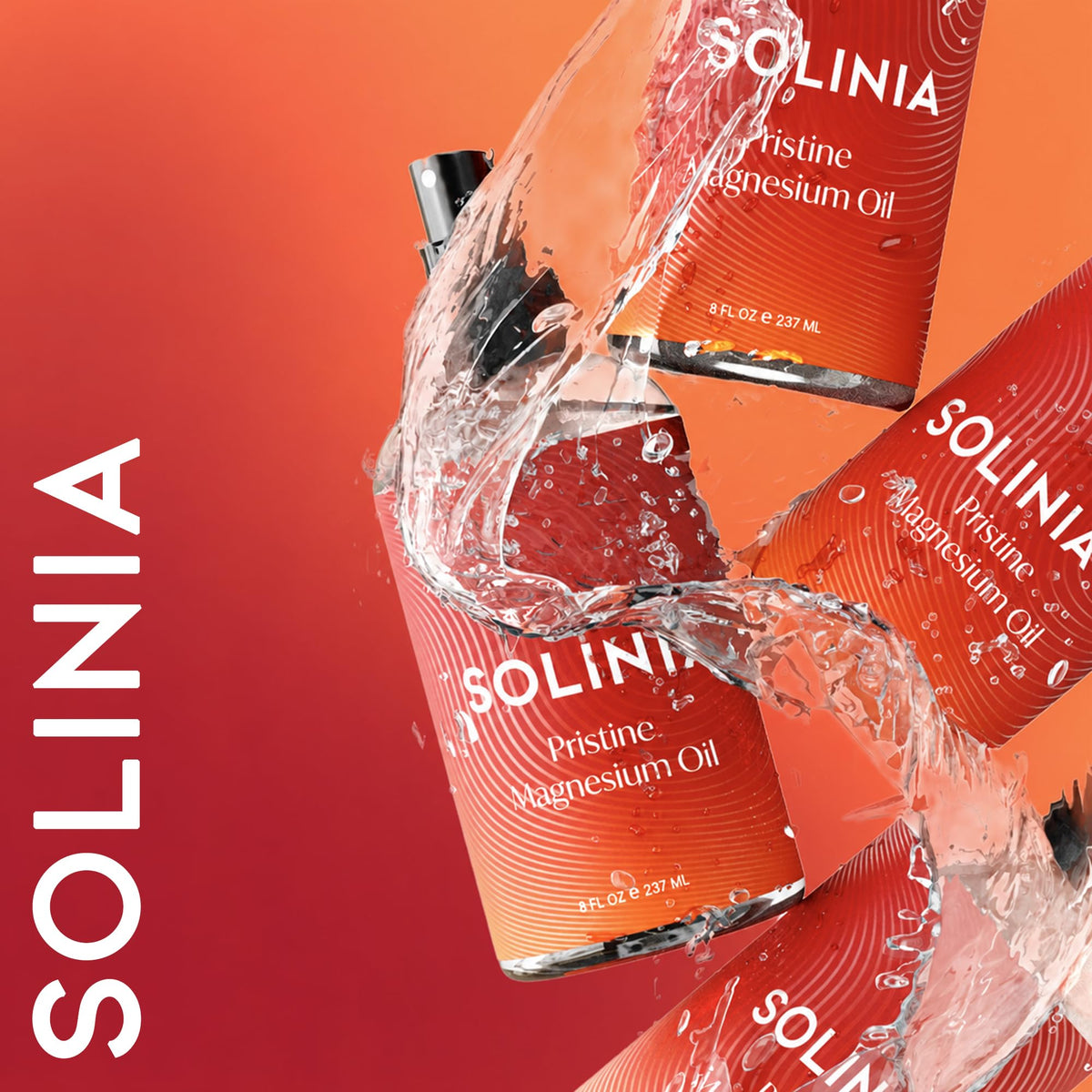 Spray d'huile de magnésium Solinia dans un environnement de détente