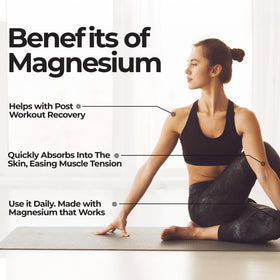 Spray d'huile de magnésium Zen Routine avec bouchon ouvert